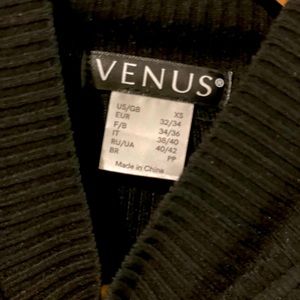 Black bodycon sweater dress